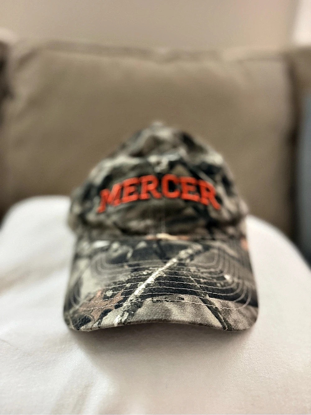 MERCER University Legacy Camo Logo Hat camo and orange